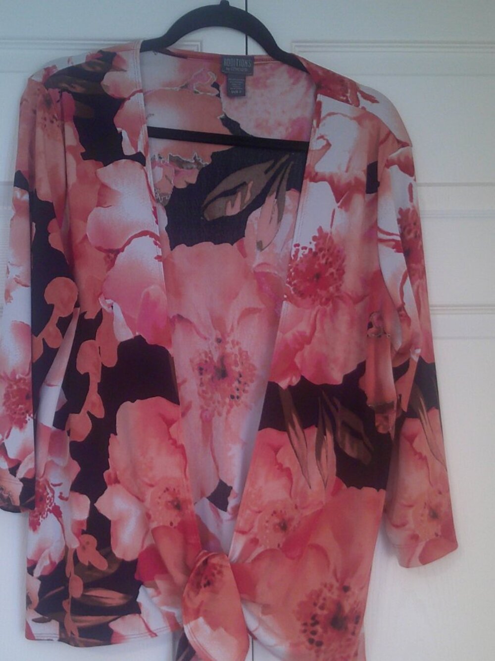 Chico's Additions Floral Jacket Size 2 / L/ 14